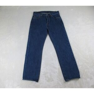 Levi's 501 Pants Mens 30 Blue Denim Jeans Straight‎ Buttonfly Casual 30X30